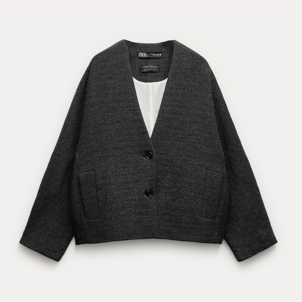 Zara Manteco Wool Cardigan ZW Collection (Size S)